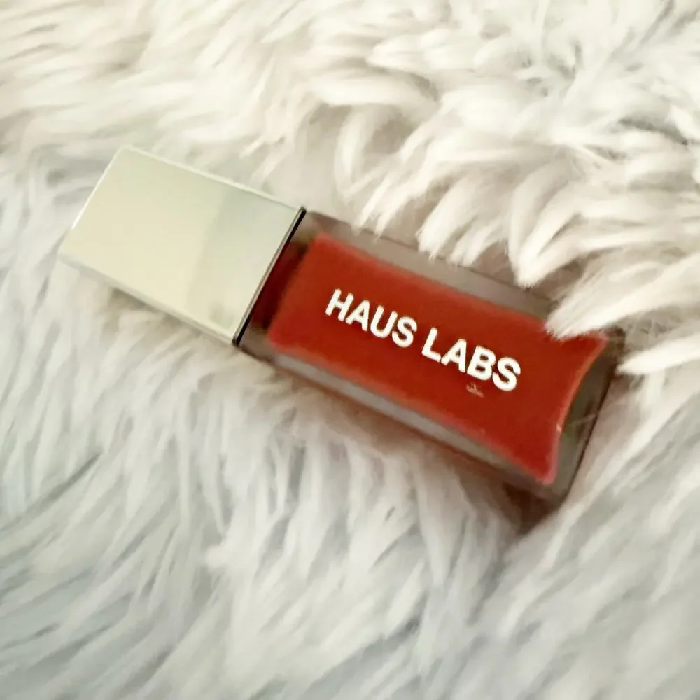 HAUS LABS | Lady Gaga PhD Hybrid Lip Glaze Full size | Guava (Soft Warm Pink)